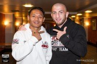 Saenchai e dzhabar askerov in Milan (Yokkao Extreme Press Conference)